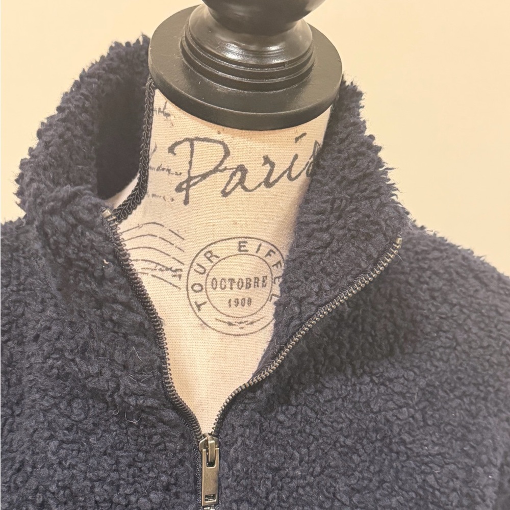 COS Midnight Blue Teddy Jacket - Picture 8 of 12